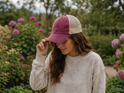 Flex Enzyme Trucker Cap with Metal Buckle Strap
