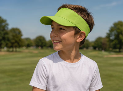 Pro Golf Visor with Adjustable Velcro Strap and Mesh Ventilation
