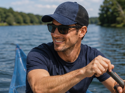 Flex Enzyme Trucker Cap with Metal Buckle Strap