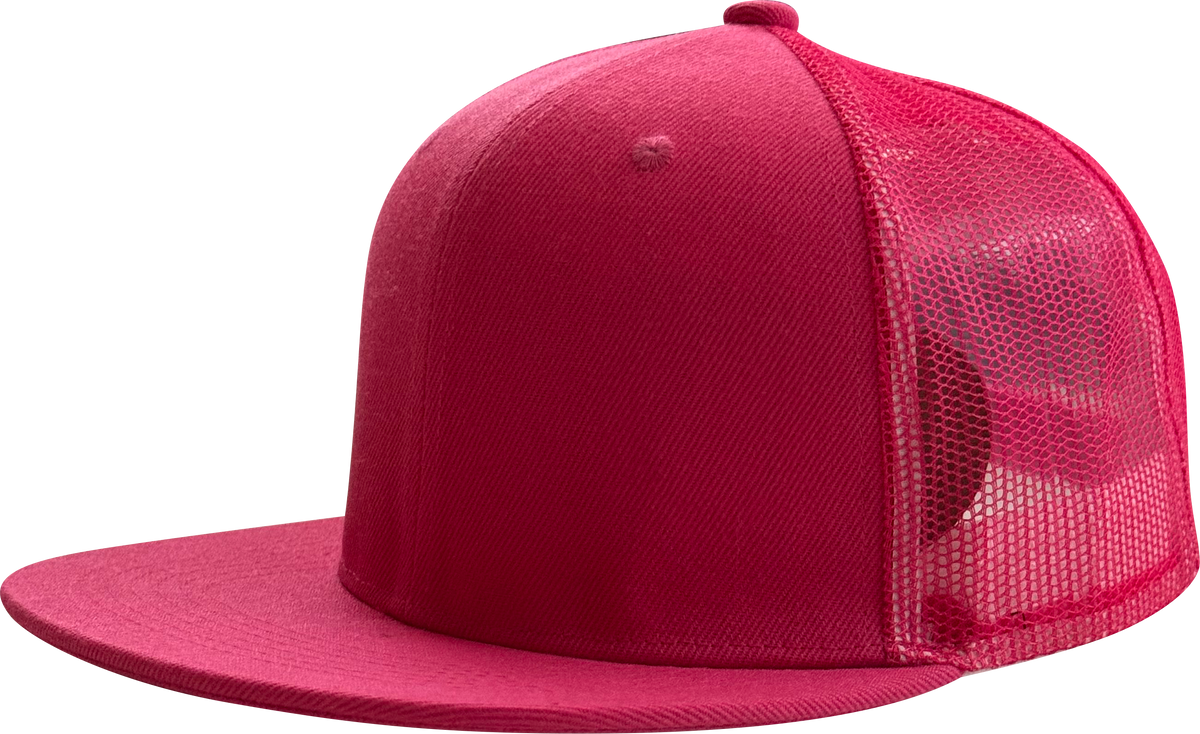 Urban Flex Structured Trucker Cap with Breathable Mesh & Pre-Curved Visor