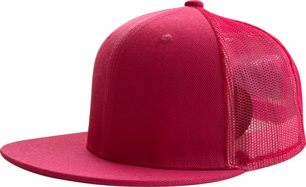 Urban Flex Trucker Cap with Breathable Mesh and Pre-Curved Visor