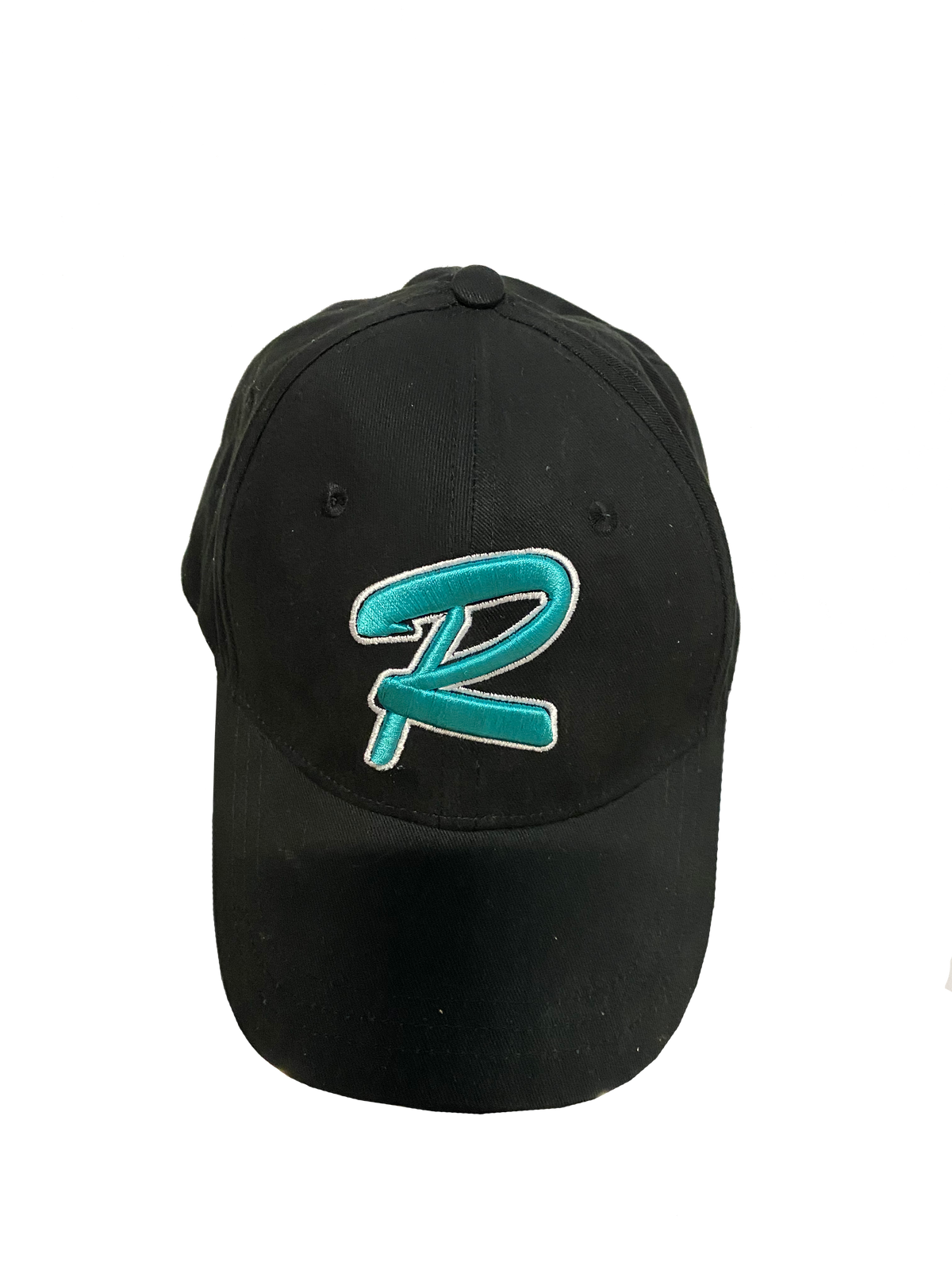 Black Hat with Bold 3D Puff 'R' Logo