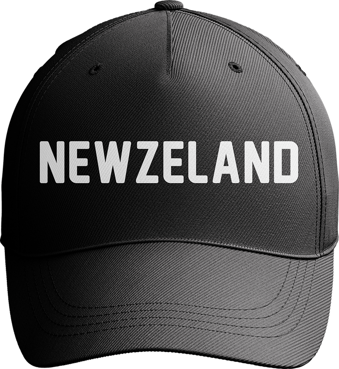 New Zealand World Cup Soccer Baseball Cap Black
