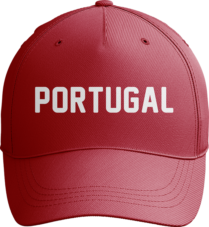 Portugal World Cup Soccer Baseball Cap with Bold Lettering