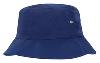 Child's Brushed Sports Twill Bucket Hat - 54cm thumbnail 7