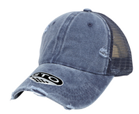 GTO Enzyme Washed Destroyed Trucker Cap with Mesh Back thumbnail 58 gto enzyme washed destroyed trucker - madhats.com.au