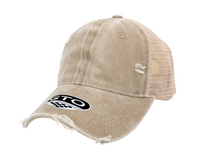 GTO Enzyme Washed Destroyed Trucker Cap with Mesh Back thumbnail 10 gto enzyme washed destroyed trucker - madhats.com.au