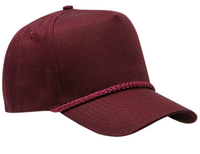 5 Panel Chino Cap with Distinctive Front Rope Detail thumbnail 7 5 panel chino cap with distinctive front rope detail