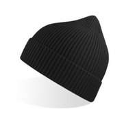 Andy Recycled Rib-Knit Beanie with Roll-Up Cuff thumbnail 4 andy recycled beanie - madhats.com.au