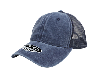 GTO Enzyme Washed Trucker Cap with Adjustable Mesh Back