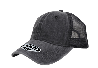 GTO Enzyme Washed Trucker Cap with Adjustable Mesh Back