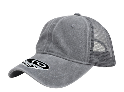 GTO Enzyme Washed Trucker Cap with Adjustable Mesh Back