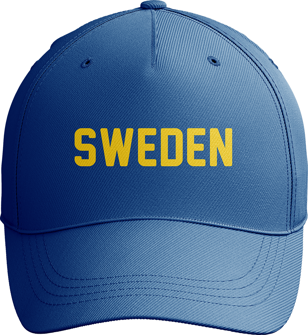 Sweden World Cup Soccer Baseball Cap with Adjustable Fit