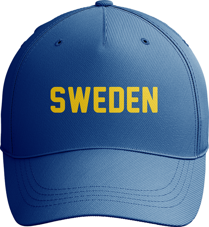 Sweden World Cup Soccer Baseball Cap with Adjustable Fit