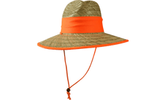 Hi Vis Natural Straw Hats