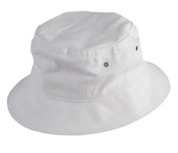 Soft Washed Heavy Brushed Cotton Bucket Hat with Metal Eyelets thumbnail 5