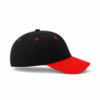 HBC Two-Tone Cap with Iconic Hudson's Bay Stripes thumbnail 46 black/red right