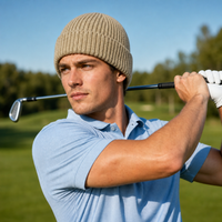 Premium Merino Wool Beanie with Cuff – Soft & Warm Knit Hat thumbnail 24 khakhi moodboard