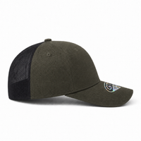 GTO 112 Trucker Hat with Ventilated Comfort and Adjustable Fit thumbnail 133 loden black right