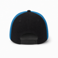 GTO 112 Trucker Hat with Ventilated Comfort and Adjustable Fit thumbnail 102 black aqua back