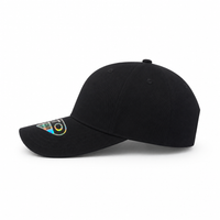 GTO 112 Trucker Hat with Ventilated Comfort and Adjustable Fit thumbnail 140 black left