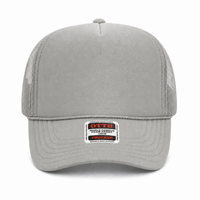 Ottocap 39165 High Crown Foam trucker with rope thumbnail 29 gray front