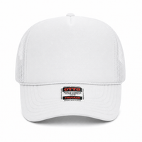 Ottocap 39165 High Crown Foam trucker with rope thumbnail 25 white front