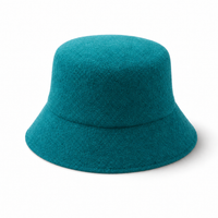 Terry Towelling Flex Bucket Hat thumbnail 10 teal angle