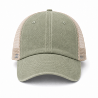 Flex Enzyme Trucker Cap with Metal Buckle Strap thumbnail 16 celery front