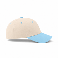 HBC Two-Tone Cap with Iconic Hudson's Bay Stripes thumbnail 103 natural sky right