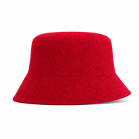 Terry Towelling Flex Bucket Hat thumbnail 74 red right