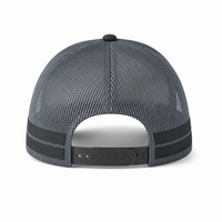 Flex Stripe A Frame High Profile Trucker Cap thumbnail 13 black charcoal back