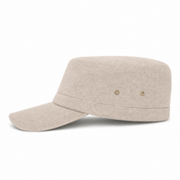 Premium Hemp Military Cap thumbnail 10 stone left