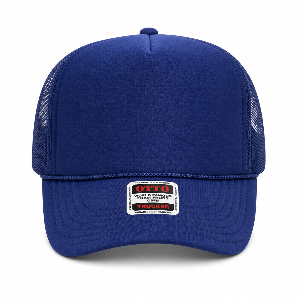 Ottocap 39165 High Crown Foam trucker with rope