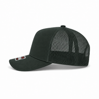 Ottocap 32285 A-Frame 5-Panel Mesh Back Trucker Hat thumbnail 67 dark green left