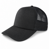 Flex Stripe A Frame High Profile Trucker Cap thumbnail 30 charcoal black angle