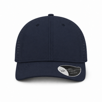 Breezy Lightweight Ventilated Nylon Cap with PVC Closure thumbnail 23 navy front