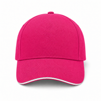 Flex San Cinco 5 Panel Cap thumbnail 10 hot pink/grey/white front