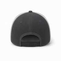 GTO 112 Trucker Hat with Ventilated Comfort and Adjustable Fit thumbnail 62 charcoal white back