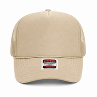 Ottocap 39165 High Crown Foam trucker with rope thumbnail 31 tan front