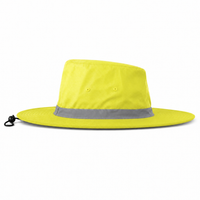 Hi Vis Reflector Safety Hat thumbnail 11 flouro yellow right
