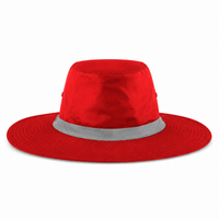 Hi Vis Reflector Safety Hat thumbnail 68 red back