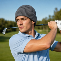 Premium Merino Wool Beanie with Cuff – Soft & Warm Knit Hat thumbnail 120 charcoal moodboard