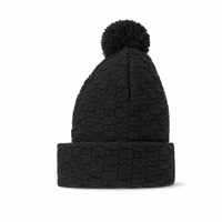 Pom Pom Beanie thumbnail 3 black left