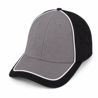 Arena Two Tone Structured Snapback Cap thumbnail 20 black.white.grey angle