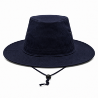 Slouch Hat Break-away Clip thumbnail 34 navy back