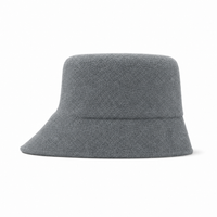 Terry Towelling Flex Bucket Hat thumbnail 68 steel left