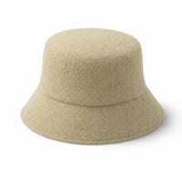 Terry Towelling Flex Bucket Hat thumbnail 55 natural angle