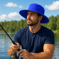Premium Slouch Wide Brim Hat with Rope Toggle thumbnail 16