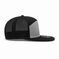 R168 Trucker Hat with Breathable Mesh and Adjustable Fit thumbnail 4 army right